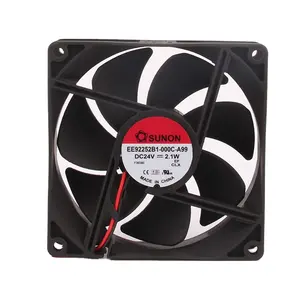 12V 48V DC24V 2.1W EC AC 92x92x25MM 9CM 9225 2 와이어 인버터 원심 산업용 배기 EE92252B1-000C-A99 냉각 팬