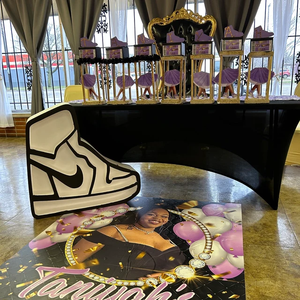 Décoration de fête personnalisée : Autocollant mural, Bannière d'anniversaire sur mesure, Panneaux de fond pour événements et anniversaires - Product Image 5