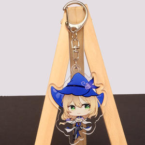 Gorou Tartaglia Hu TAO arataki <span class=keywords><strong>itto</strong></span> พวงกุญแจพลาสติกอะนิเมะผลกระทบพวงกุญแจป้ายการ์ตูน - Product Image 4