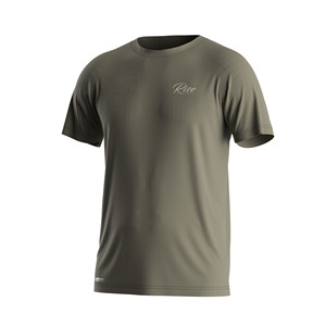Camiseta Deportiva con Temática de Pesca, Cuello Redondo, Costuras Anti-Fricción, Silueta Atemporal para el Verano - Product Image 1