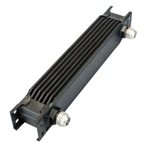 Refroidisseur d'huile en aluminium POYRACING 7 couches noir argenté pour mise à niveau et modernisation - Product Image 5