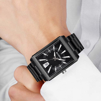 Montre classique vintage 2022 pour hommes, montres en acier inoxydable, étanches, avec date, bracelet en cuir, sport, quartz