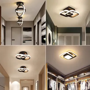 Zhongshan nórdico pop moderno acrílico baño Hall inteligente LED IP44 lámpara de techo colgante moderno LED luz de techo
