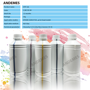 Inchiostro Bianco e CMYK a Base d'Acqua per Stampanti, Speciale per Pigmenti, 100ml/Bottiglia per L1800/I3200, per Stampanti a Trasferimento - Product Image 6