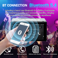 Autoradio Android 15 LELV pour écran tactile de 6,2 pouces - GPS Android Auto Stéréo sans fil Écran tactile WiFi intégré Audio haute résolution