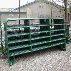 12 Ft Heavy Duty Galvanized Metal <strong>Round</strong> <strong>Pen</strong> Cattle Corral Livestock Farm Horse Yard Portable Fence <strong>Panels</strong> - Product Image 6