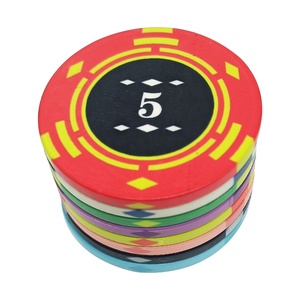 Fichas <span class=keywords><strong>de</strong></span> Póker <span class=keywords><strong>de</strong></span> Cerámica Kaile <span class=keywords><strong>de</strong></span> 39 mm y 10 g con Diferentes Valores y Logotipo Personalizado Según Sus Necesidades para <span class=keywords><strong>Juegos</strong></span> <span class=keywords><strong>de</strong></span> Mesa <span class=keywords><strong>de</strong></span> <span class=keywords><strong>Casino</strong></span> - Product Image 5