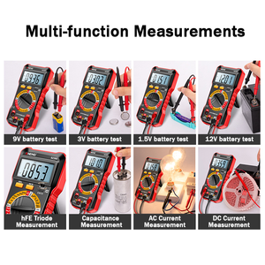Đồng hồ vạn năng kỹ thuật số độ chính xác cao hiển thị kỹ thuật số Đồng hồ vạn năng cầm tay điện áp nhỏ đa chức năng và đồng hồ đo dòng điện - Product Image 5