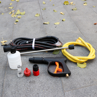 Waterdichte Kleine En Licht Automatische Draagbare Elektrische Hogedruk Auto Washe Schoon Te Deck Patio Hek En Side-manier