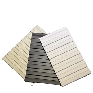 Panneau sandwich en acier ignifuge haute densité, <span class=keywords><strong>isolation</strong></span> en <span class=keywords><strong>mousse</strong></span> de <span class=keywords><strong>polyuréthane</strong></span> pour plafond, mur extérieur, toit, chambres froides, ateliers - Product Image 3