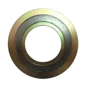 Hydraulic valve pipe thread connection static sealing gasket industrial sealing metal spiral wound gasket mechanical seal