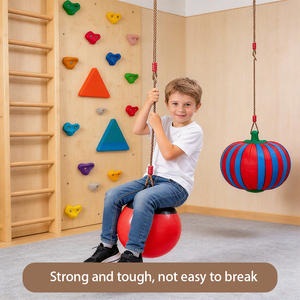 Ballon de balançoire Ropecube, ballon gonflable durable résistant aux déchirures <span class=keywords><strong>pour</strong></span> enfants, équipement de jeu sensoriel intérieur/extérieur - Product Image 2