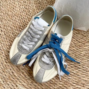 Summer breathable multi-color retro distressed nylon patchwork low-top business casual versatile <b>thin</b>-soled military-style shoes - Product Image 2