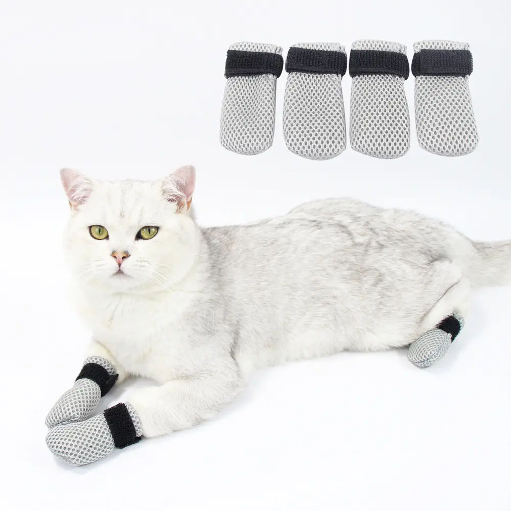 Wholesale Soft Breathable Pet Shoes Wear-resisting Dog Boots Pet Cat Bathing Scratch Proof Socks