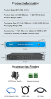 Contrôleur de mur vidéo 4K60 à 2 entrées et 18 sorties HDMI DP avec commutation transparente pour centre de commande, salle d'exposition et affichage LED à épissure