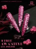 Vernis Gel TPO Free AW Effet Œil de Chat – Meilleures Ventes en Chine – Gel Magnétique Longue Durée Effet Verre pour Ongles Laser