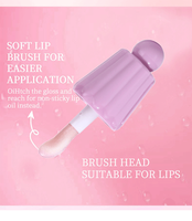 Lip Gloss transparan buah baru 2024 Set kaya Set kustom merek pribadi tahan lama mutiara pelembab makeup Bibir grosir