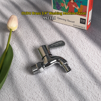 Robinet de machine à laver moderne en céramique, monocommande, eau froide, en laiton de haute qualité, pour évier de buanderie, 6 pouces, mural, garantie 2 ans