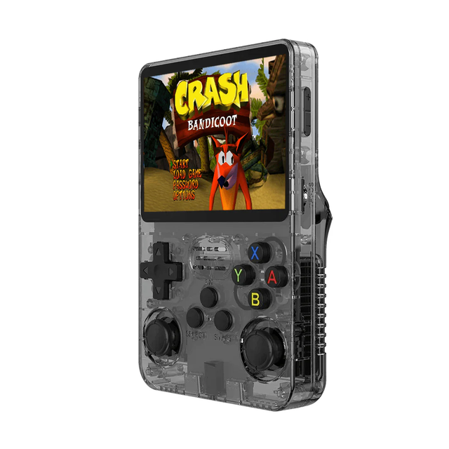 R36S Retro Emulator Console 3.5" IPS 640x480 Linux Handheld with 64GB/128GB Memory for PSP N64 Arcade Games