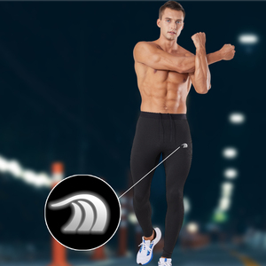 Pantalones deportivos transpirables de secado rápido de cintura alta al por mayor, <span class=keywords><strong>mallas</strong></span> para correr para <span class=keywords><strong>hombre</strong></span> y mujer para entrenamiento en pista al aire libre - Product Image 6