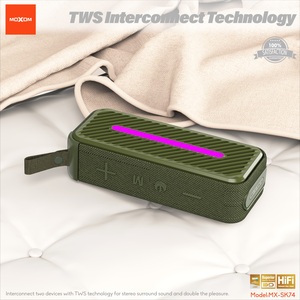 Xách tay chuyên nghiệp không dây ngoài trời đèn LED loa không dây TWS Stereo loa. Led điều khiển toàn dải - Product Image 4