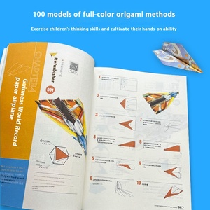 מיוחד 100 אוריגמי ספר הדרכה צעצועים בעבודת יד עבור הורה-ילד לשחק נייר מטוס נייר בית ספר יקר לילדים - Product Image 4