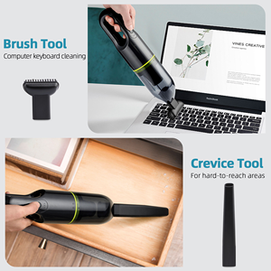 Funzioni di pulizia Wireless portatili per auto portatili in plastica ad alta potenza - Product Image 6