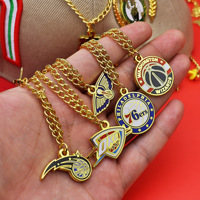 Pin Logam Berkualitas Terbaik dari Produsen, Pin Dekoratif Topi Basket, Pin Logo Klub Tim Basket dengan Rantai