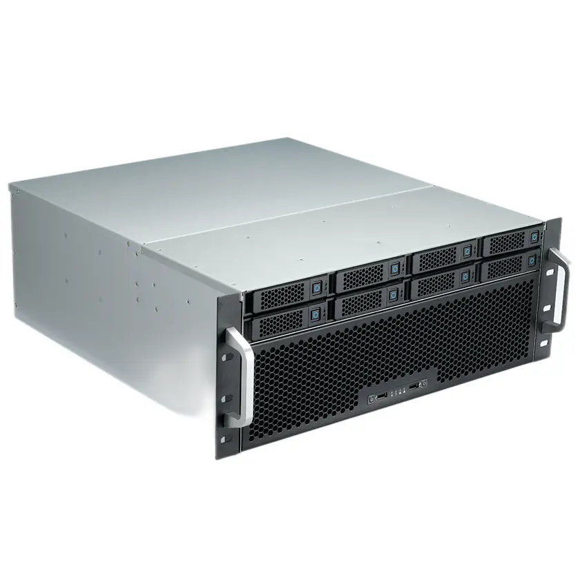 4UサーバーラックケースサーバーケースコンピューターサーバーシャーシIPCラックマウントケース (6GB Mini-sas SFF8087エキスパンダーボード付き)