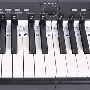 Marcadores de notas de piano de PVC al por mayor, etiquetas reutilizables para teclado de piano, accesorios para la enseñanza de música - Product Image 6
