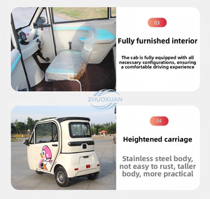 รถสามล้อไฟฟ้าสำหรับไซต์ก่อสร้าง 3 ที่นั่ง มอเตอร์ 3000 วัตต์ รับน้ำหนัก 310 กิโลกรัม สำหรับขนส่งวัสดุ - Product Image 4