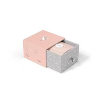 Boîte cadeau rigide coulissante DIY, gaufrage, carton recyclé écologique, fermeture magnétique, doublure en éponge, pelliculage mat, revêtement UV