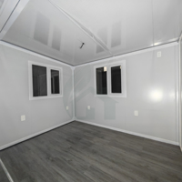 Rumah Villa Prefab Modern Berkualitas Tinggi, Rumah Kontainer Besar yang Dapat Diperluas untuk Hunian Keluarga, Rumah Prefab 2 Kamar Tidur, Garansi 1 Tahun