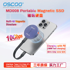 Unidad de Estado Sólido Portátil OscOO Magsafe PSSD de 1 TB Tipo C para Almacenamiento en Teléfonos - Product Image 5