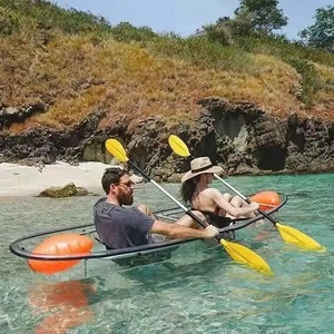 <span class=keywords><strong>Kayak</strong></span> de bote de remos transparente con asientos dobles transparentes más vendidos con accesorios profesionales - Product Image 1