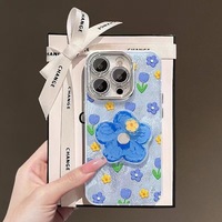 Low MOQ Custom Feder garn Laser muster Handy hülle für iPhone 14 15 16 Pro Max TPU PC Handy hülle für IPhone16E SE4