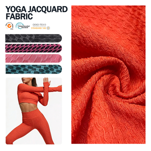 Tissu jacquard imprimable par sublimation, tissu jacquard extensible dans les quatre sens pour maillot de cyclisme, leggings de yoga - Product Image 1