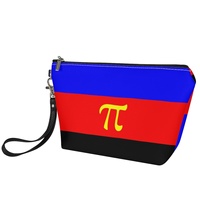Pochette de voyage personnalisée en similicuir PU arc-en-ciel pour polyamorie gay, idéale pour les voyages, le rangement de produits de beauté et la vente en gros