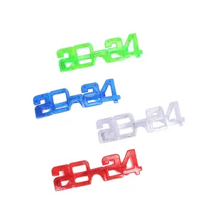 2024 Letters Light Up LED Glass Toy for 2024 New Year Party