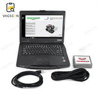 CF54 Laptop + Excavadora Agricultura Tractor Motor Marino para Yanmar (YEDST) Herramienta de Diagnóstico Construcción para Yanmar YEDST