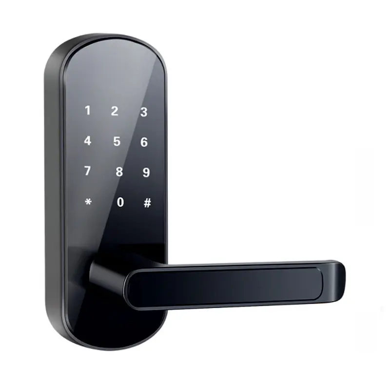 Akıllı APP erişim kontrol makinesi cep telefonu uzaktan kilidini NFC parmak izi şifre RFID kart kapı kilidi