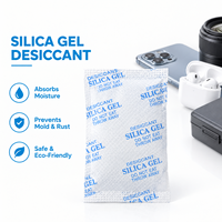 Sachets de gel de silice à haute absorption, absorbants d'humidité, déshydratants, paquets de silice pure, plusieurs tailles, approvisionnement en vrac