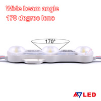 Garantie de 5 ans Module LED 3 pièces SMD2835 12V 1.2W 120lm IP68 pour lettres de canal Certifié Samsung LED /CE