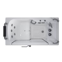 Baignoire en acrylique Offre Spéciale avec massage de porte SPA Jet Walk in Bathtub