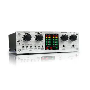 Professional 48V Sound card USB mixer audio interface For Recording