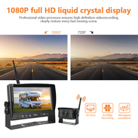 OEM Heavy Duty Grand Angle 9-36v 1080p Voiture Dvr 4 Caméra Dash Cam Dvr 10 Pouces Quad Moniteur Bus 360 Camion Caméra Système