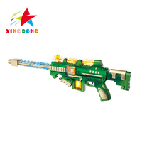 Pistolet à musique de simulation électrique 2023 Offre Spéciale Pistolet émettant de la lumière vibrante en plastique avec laser