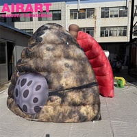 Modèle de poumon gonflable personnalisé pour la décoration d'événements, grand ballon gonflable en forme de poumon à vendre