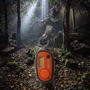 Xách tay mini COB Keychain Torch IP65 USB sạc cắm trại ngoài trời & đi xe đạp đèn pin với điều khiển từ xa cơ thể nhựa báo động - Product Image 2