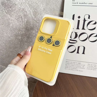 Nouvelle Arrivée : Coque de Téléphone en Silicone avec Protection d'Objectif en Verre Trempé pour iPhone 17, 16, 15, 14, 13, 12, 11 Pro Max